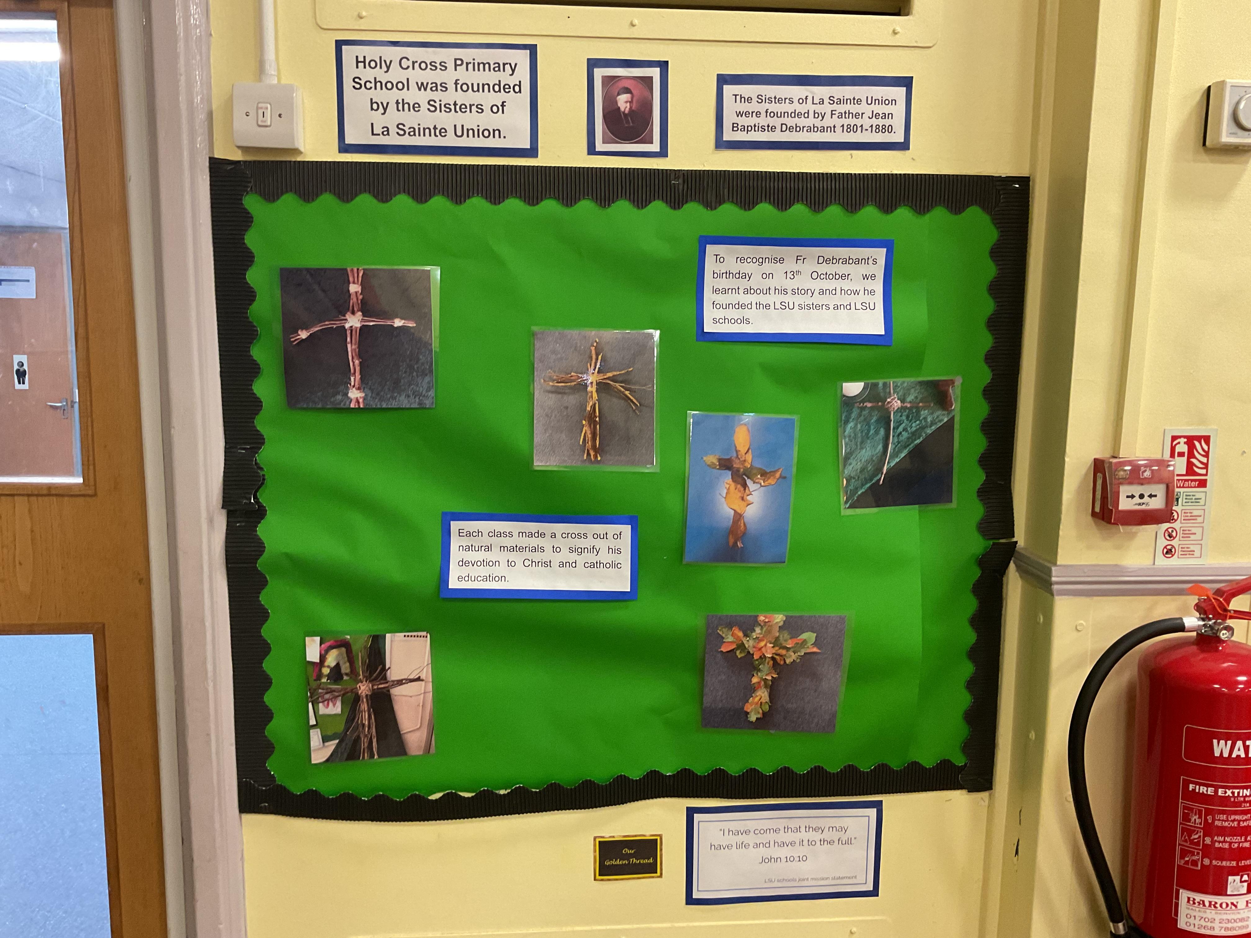 Class Crosses for Fr Debrabant Day